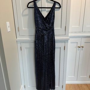 Beautiful Ralph Lauren 2P Navy Evening Gown